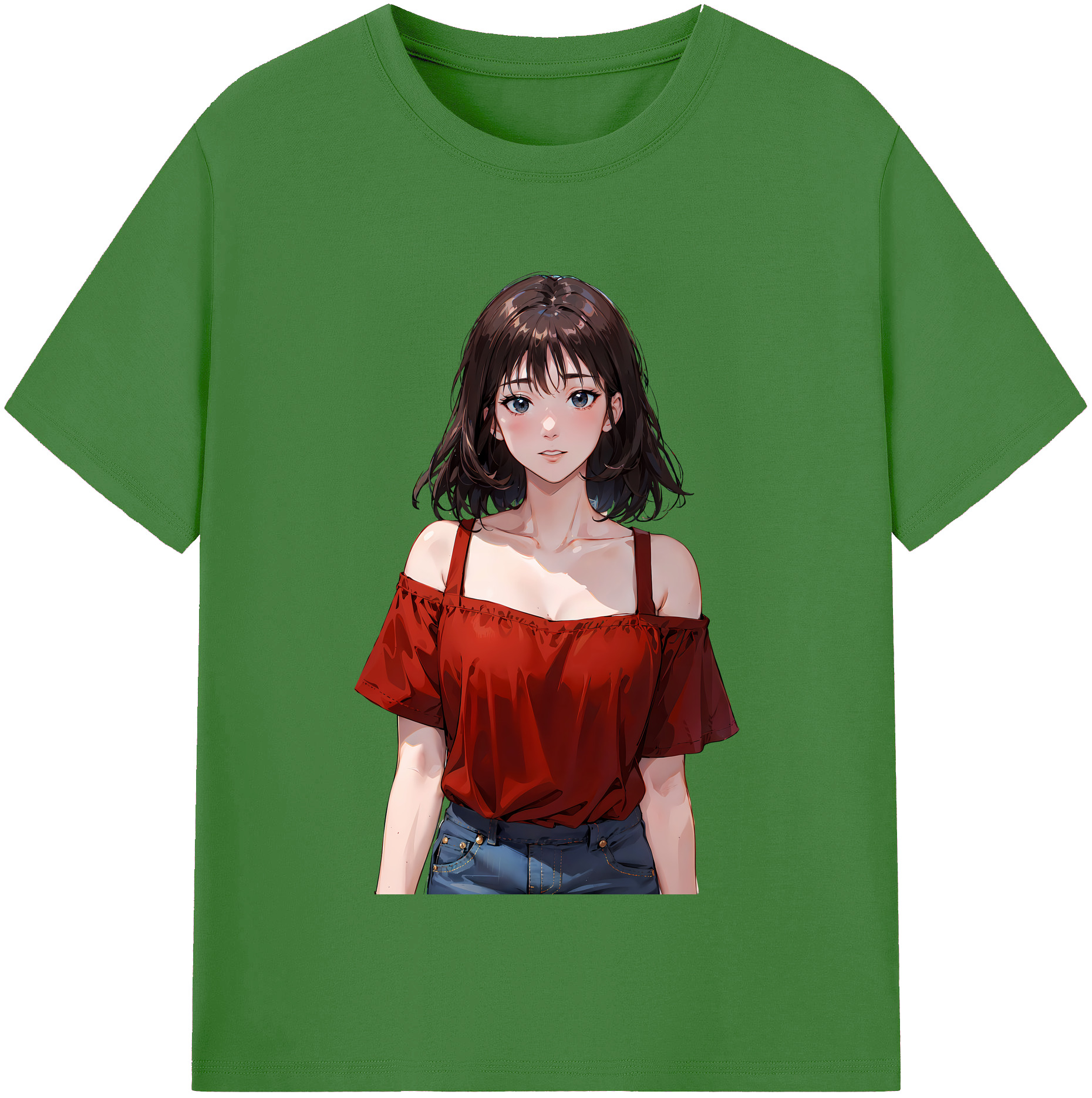 （画像用） SLAM DUNK／スラムダンク レディースカジュアルプリントTシャツ（綿100％）